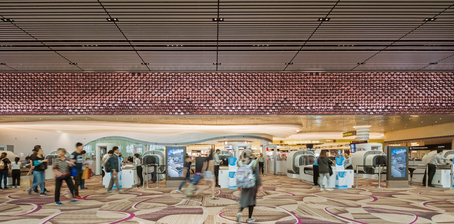 Changi Airport's Terminal 4 "Theatre of Experience"