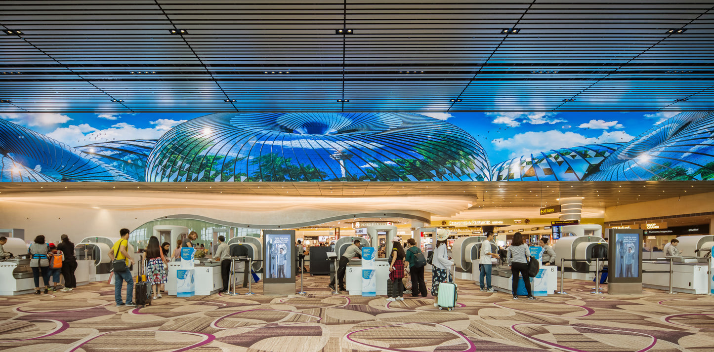 Le « Théâtre d'expérience » de l'aéroport Changi