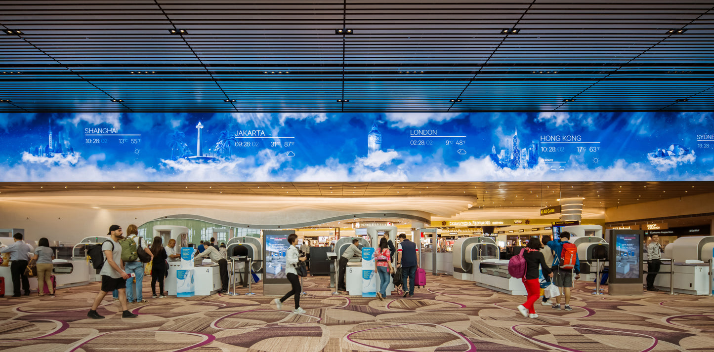 Le « Théâtre d'expérience » de l'aéroport Changi