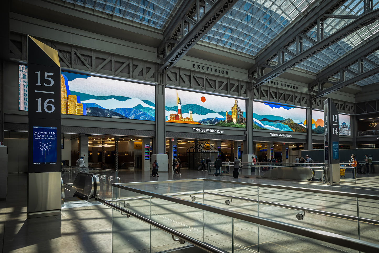 Iconic Multimedia at Moynihan Train Hall