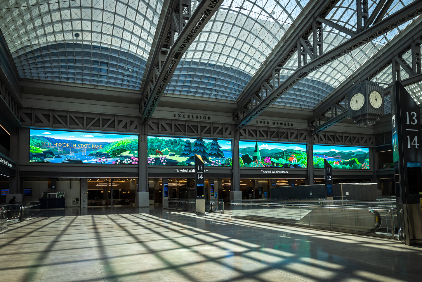 Iconic Multimedia at Moynihan Train Hall