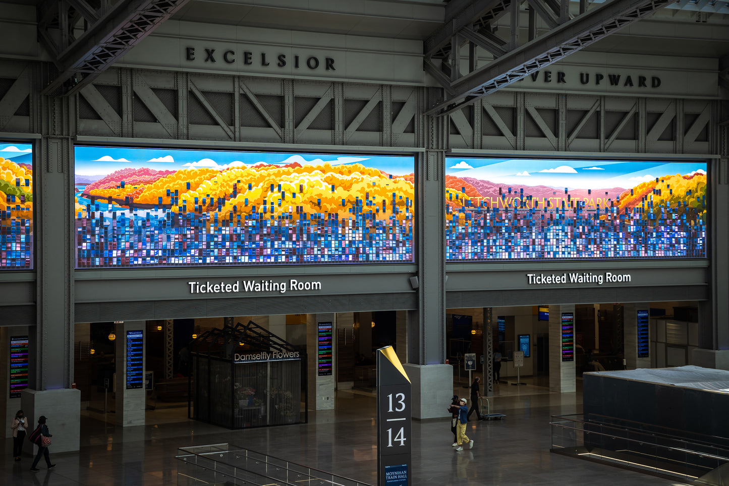 Iconic Multimedia at Moynihan Train Hall