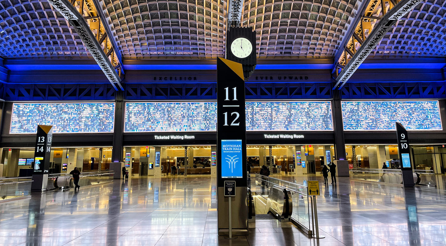 Iconic Multimedia at Moynihan Train Hall