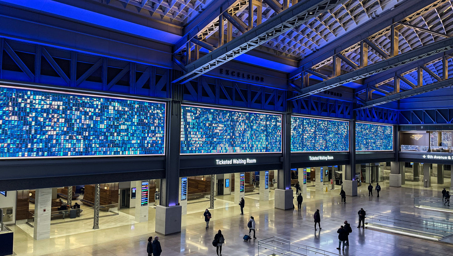 Iconic Multimedia at Moynihan Train Hall