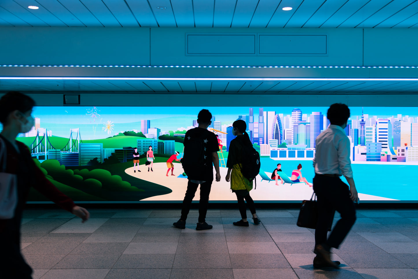 The Colour Bath at Tokyo Shinjuku Station