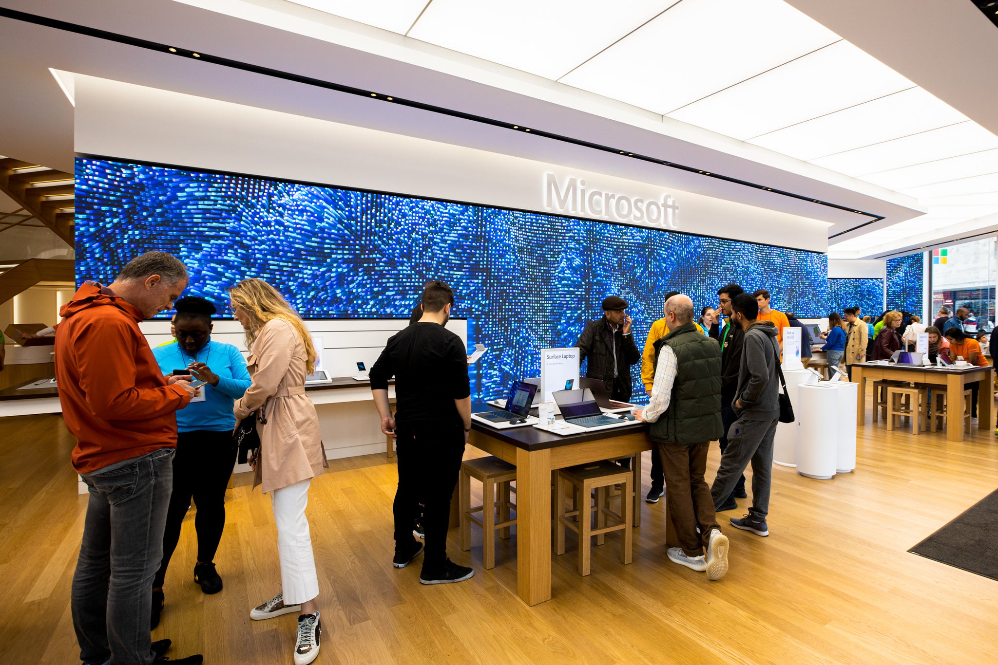 Microsoft Flagship Store in London Moment Factory