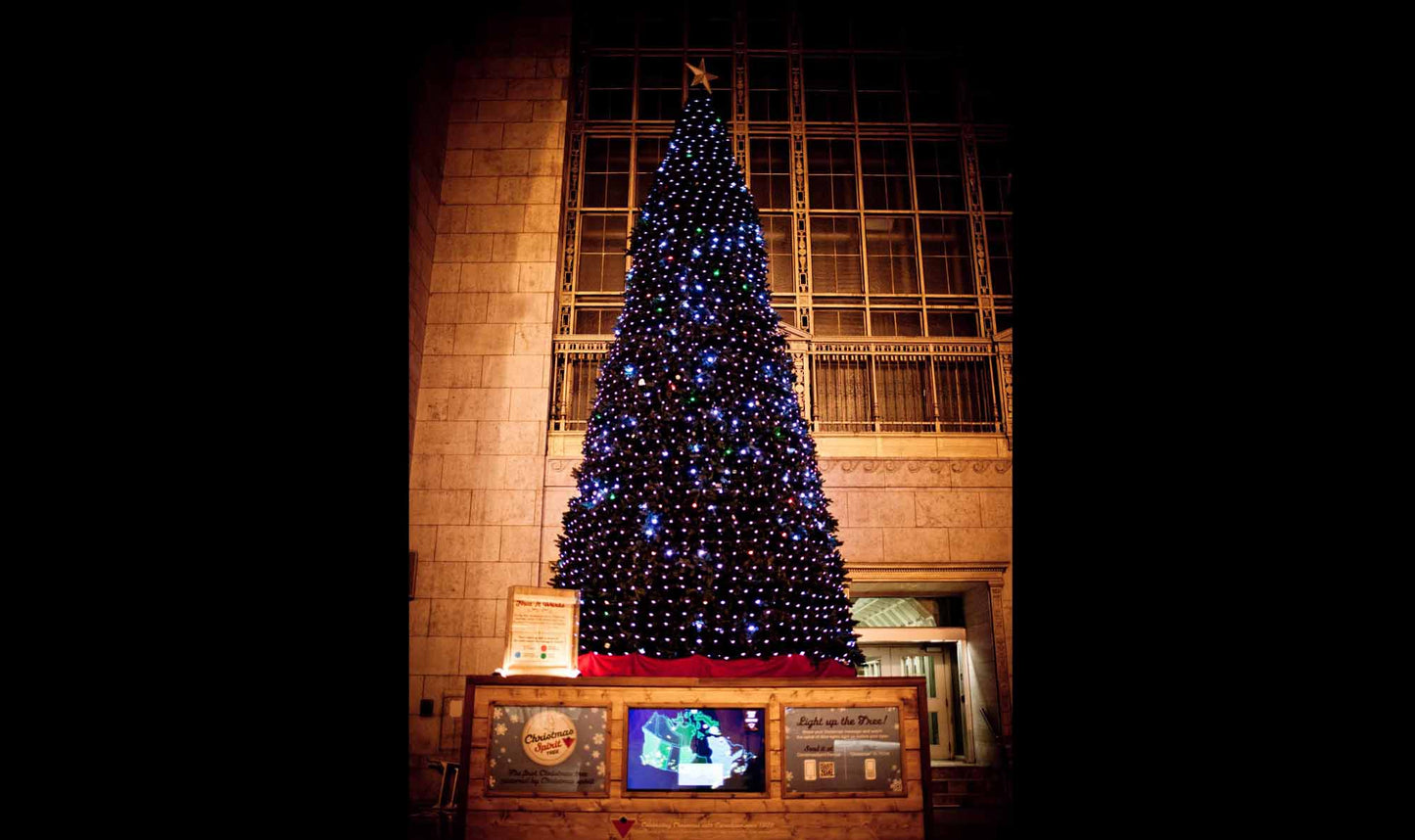 Un arbre de Noël à Union Station