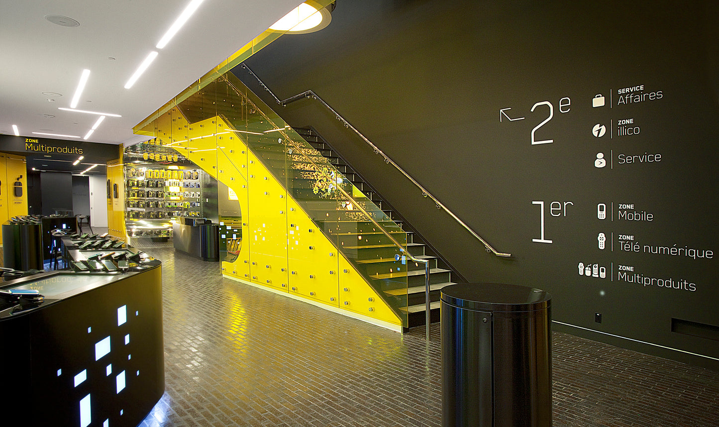 Flagship Staircase, Videotron