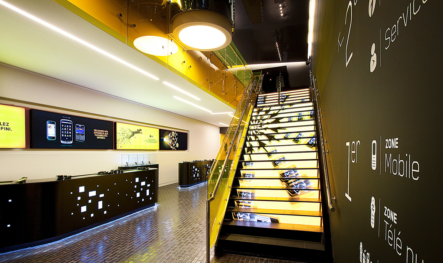 Flagship Staircase, Videotron